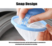 Load image into Gallery viewer, 2020 New Washing Machine Hair Filter Cleaning Mesh Bag Home Floating Lint Hair Catcher Mesh Pouch Laundry Filter Bag Net Pouch Clothes Pins Reusable Floating Laundry Lint Mesh Bag
