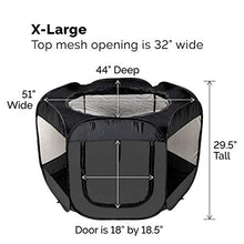 Load image into Gallery viewer, Furhaven Pet Playpen - Indoor-Outdoor Mesh Open-Air Playpen and Exercise Pen Tent House Playground for Dogs and Cats, Gray, Extra Large
