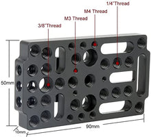 Load image into Gallery viewer, NICEYRIG Switching Plate Camera Cheese Easy Plate Applicable Railblocks, Dovetails, Short Rods
