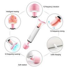 Load image into Gallery viewer, Perfect Size Realistic Tongue Licker with Multi Speed Líckíng&amp;Vibrating Handheld Wireless Pussy Pleasure Massaging Tools for Female Underwear Therapy Device IPX7 Waterproof Tshirt

