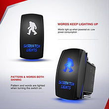 Load image into Gallery viewer, Nilight - 10013W NI -WA 07 LED Light Bar Wiring Harness Kit SASQUATCH LIGHTS 12V 5Pin Rocker Switch Laser On off Waterproof Switch Power Relay Blade Fuse-2 Lead,2 Years Warranty
