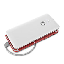 Load image into Gallery viewer, 10000mAh Q Portable Charger, Ultra Slim USB C Power Bank, 4 Output Dual Input External Battery Pack with Built-in AC Wall Plug,Built in Micro and USB C Three Cables Compatible with All mobilephone
