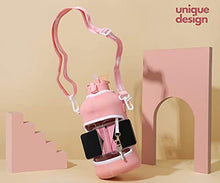 Load image into Gallery viewer, H2O Capsule 2.2L Half Gallon Water Bottle with Storage Sleeve and Covered Straw Lid – BPA Free Large Reusable Drink Container with Handle - Big Sports Jug, 2.2 Liter (74 Ounce) Rose Quartz
