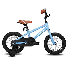 Load image into Gallery viewer, JOYSTAR 16 Inch Ride-On Kids Bike with Coaster Braking, Training Wheels &amp; Kickstand, Blue
