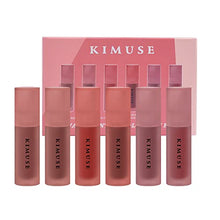 Load image into Gallery viewer, KIMUSE Water Gel Lip Tint 6 Colors Set, Highly Pigmented Long Lasting Moisturizing Glossy Lip Tint Stains, Hydrate Lightweight Lip Gloss Makeup

