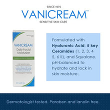 Load image into Gallery viewer, Vanicream Facial Moisturizer - 3 fl oz - Formulated Without Common Irritants for Those with Sensitive Skin
