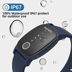 EmeTerm Explore FDA Cleared Anti-Nausea Wristband IP67 Waterproof Morning Motion Travel Sickness Vomit Relief Rechargeable Classic Strap Design No Gel Drug Free Wrist Bands Without Side Effects
