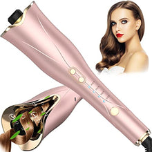 Load image into Gallery viewer, Automatic Curling Iron, Hair Curlers with 1” Ceramic Ionic Barrel, Smart Anti-Stuck, Auto Shut-Off, 3 Timers and 4 Temps Up to 430℉, Curling Wand with Dual Voltage for Styling
