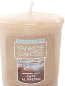 Yankee Candle 3 Cafe AL Fresco Sampler Votive Candles 1.75 oz Each