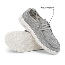 Load image into Gallery viewer, Hey Dude Women's Wendy L Linen Size 10 | Women’s Shoes | Women’s Lace Up Loafers | Comfortable &amp; Light-Weight
