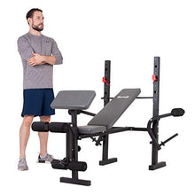 Load image into Gallery viewer, Body Champ Standard Weight Bench, Exercise and Weightlifting Bench, Adjustable Incline Seat
