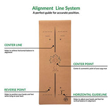 Load image into Gallery viewer, Virgin Pulp Best Cork Yoga Mat|Longer, Thicker &amp; Wider|Natural Eco Rubber Non Toxic|Quality Yogamats for Men &amp; Women Exercise| Non-Slip, Cushioned|76 x 26in x 5mm|Free Carrier Strap|Alignment Lines

