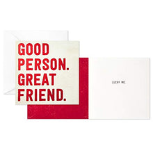 Load image into Gallery viewer, Hallmark Studio Ink Valentines Day Cards Assortment for Friends (6 Valentine's Day Cards with Envelopes)
