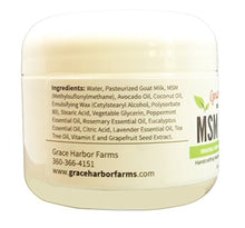 Load image into Gallery viewer, MSM Cream, Original Formula, 1.8-oz jar
