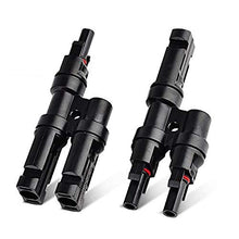 Load image into Gallery viewer, LINKPAL Branch Connectors Connectors Y Connector in Pair MMF+FFM for Parallel Connection Between Solar Panels … (1 Pair)
