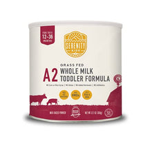 Load image into Gallery viewer, Serenity Kids A2 Organic Whole Milk Toddler Formula Powder, Vitamin and Nutrient Rich, Gluten Free, Grass Fed, 12.7oz (1 Can)…
