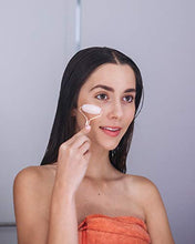 Load image into Gallery viewer, Kitsch Rose Quartz Roller for Face, Genuine Semi-Precious Gemstone Face Roller for Eyes, Neck and Body, Rose Quartz Facial Massager, Natural Stone (Rose Quartz)
