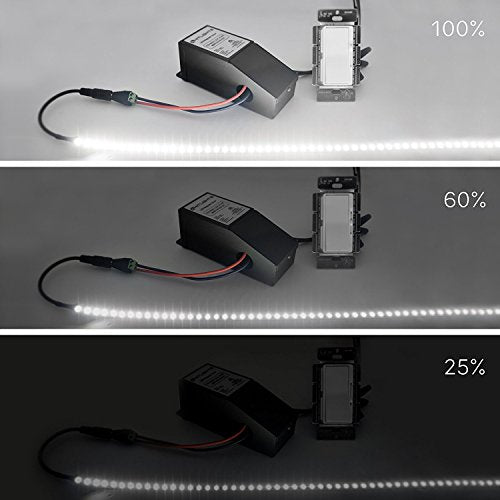 Load image into Gallery viewer, Magnitude Dimmable Driver, 60 Watt Magnetic LED Driver - 110V AC-12V DC Transformer. Made in the USA. Compatible with Leviton for LED Strip Lights, Constant Voltage LED Products