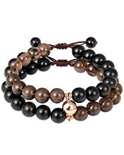 Load image into Gallery viewer, Lightock Magnetic Bracelets for Couples Women Men Long Distance Bracelet for Him and Her Friendship Relationship Gifts (2pcs)
