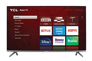 TCL 55" 6-Series 4K UHD Dolby Vision HDR QLED Roku Smart TV - 55R635