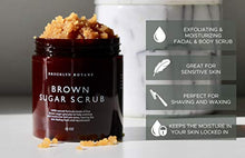 Load image into Gallery viewer, Brooklyn Botany Brown Sugar Body Scrub - Moisturizing and Exfoliating Body, Face, Hand, Foot Scrub - Fights Acne Scars, Stretch Marks, Fine Lines &amp; Wrinkles, Great Gifts For Women &amp; Men - 10 oz

