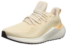 Load image into Gallery viewer, adidas Women's Alphaboost Running Shoe, Ecru Tint/Silver Metallic/Glow Orange, 9.5 M US
