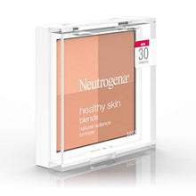 Load image into Gallery viewer, Neutrogena Healthy Skin Blends Powder Blush Makeup Palette, Illuminating Pigmented Blush with Vitamin C &amp; Botanical Conditioners for Blendable, Buildable Application, 30 Sunkissed,.3 oz
