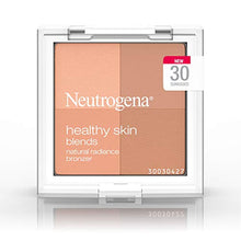 Load image into Gallery viewer, Neutrogena Healthy Skin Blends Powder Blush Makeup Palette, Illuminating Pigmented Blush with Vitamin C &amp; Botanical Conditioners for Blendable, Buildable Application, 30 Sunkissed,.3 oz
