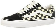 Load image into Gallery viewer, Vans Unisex Old Skool Classic Skate Shoes, (Primary Checkered) Black/White, 9.5 Women/8 Men
