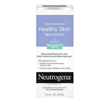 Load image into Gallery viewer, Neutrogena Healthy Skin Face Moisturizer Lotion with SPF 15 Sunscreen &amp; Alpha Hydroxy Acid, Anti Wrinkle Cream with Glycerin, Glycolic Acid, Alpha Hydroxy, Vitamin C, Vitamin E &amp; Vitamin B5, 2.5 fl.oz
