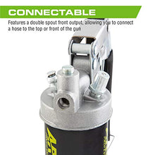 Load image into Gallery viewer, ARCAN PROFESSIONAL TOOLS Pistol Grip Grease Gun with Double Spout Front Output, Air Bleeder Valve, and Bulk Filling Valve, 8000 PSI Working Pressure (ASBGG)

