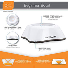 Load image into Gallery viewer, NumNum Beginner Bowl | Baby Bowl | BPA Free Silicone Self Feeding Baby + Toddler Dish | Baby Led Weaning Bowl for Kids Ages 6 Months+
