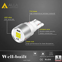 Load image into Gallery viewer, Alla Lighting Newest 194 LED Bulbs Extremely Super Bright T10 168 W5W 2825 175 158 CANBUS Replacement 12V 1616 SMD Car License Plate Light Interior Map Dome Door Lights, 6000K Xenon White
