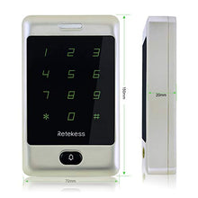 Load image into Gallery viewer, Retekess T-AC800 Wiegand Keypad,Door Access Control System,Touch Keypad RFID,8000 User,Garage Keyless Entry Pad,125KHz Access Control Exit Button
