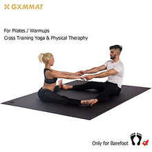 Load image into Gallery viewer, GXMMAT Extra Large Yoga Mat 6'x8'x7mm, Thick Workout Mats for Home Gym Flooring, Non-Slip Quick Resilient Barefoot Exercise Mat, Non Toxic Ultra Comfortable Cardio Mat for Pilates, Stretching, Fitness
