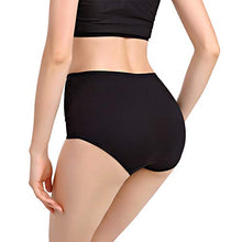 Load image into Gallery viewer, YOULEHE Women's Cotton Underwear Briefs High Waist Full Coverage Soft Breathable Panties (8 Pack -H001, Large)
