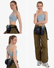 Load image into Gallery viewer, WATERFLY Hiking Waist Bag Fanny Pack with Water Bottle Holder for Men Women Running &amp; Dog Walking Fit All Phones (Bottle Not Included)
