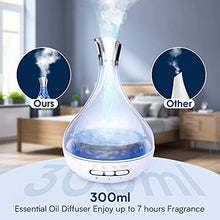 Load image into Gallery viewer, Diffusers for Essential Oils Large Room, 300ml Aromatherapy Diffuser
