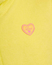 Load image into Gallery viewer, Pink Platinum Girls' Hooded Terry Swim Cover Up, Lemon, 5/6
