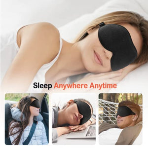 Eye Mask for Sleeping, LitBear Sleep Masks for Women Men Side Sleeper 2022 Light Blocking, 3D Contoured Cup Sleeping Mask, Soft Breathable Sleep Eye Mask with Adjustable Elastic Strap for Flight Nap
