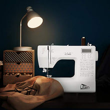 Load image into Gallery viewer, Sewing Machines, Portable Embroidery Machine with 200 Built-in Stitches and 8 Buttonhole Patterns, Portable Sewing Machine for Sewing, Hem, Reverse Sewing Equipped with Lighting (AA-Sewing Machine)
