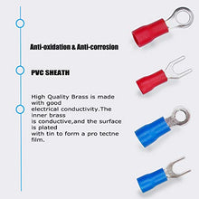 Load image into Gallery viewer, Flytuo 1280PCS Insulated Wire Electrical Connectors, Mixed Butt Ring Fork Spade Bullet Quick Disconnect, Crimp Terminals Connectors Assortment Kit

