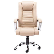 Load image into Gallery viewer, Ztong Office Chair Ergonomic Chair Classic Leather Office Desk Lift Chair,Beige
