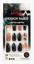 Load image into Gallery viewer, Kiss Medium Length Almond Shape Black &amp; Orange Nails 82650 Goodie Bags (Spiders &amp; Spider Webs) Halloween Limited Edition
