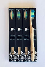 Load image into Gallery viewer, Knotty Brush Bamboo Toothbrush with Soft Nylon Bristles - Adult Size - 4 Pack
