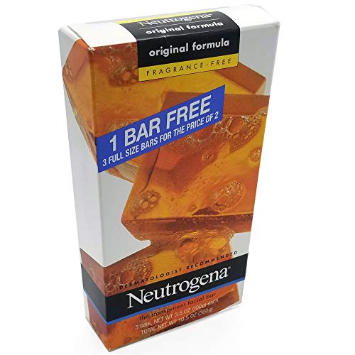 Neutrogena Transparent Soap Bar 3 Pack Fragrance-Free (9 Bars)