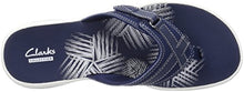 Load image into Gallery viewer, Clarks Women's Breeze Sea Flip Flop, New Navy Synthetic, 8 B(M) US

