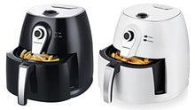 Load image into Gallery viewer, Ovente Electric Air Fryer 1400 Watt Power with Non-Stick Fry Basket &amp; Grill Pan, 3.2 Quart Air Oven and Cooker with Temperature Control and 30 Minute Timer for Frying Baking Grilling, White FAM21302W
