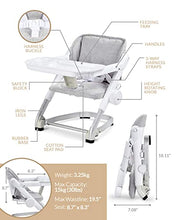 Load image into Gallery viewer, Unilove Feed Me 3 in 1 Dining Booster Seat. Shadow Gray
