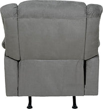 Load image into Gallery viewer, RelaxZen Longstreet Rocker Recliner with Massage, Heat and Dual USB ports, Gray
